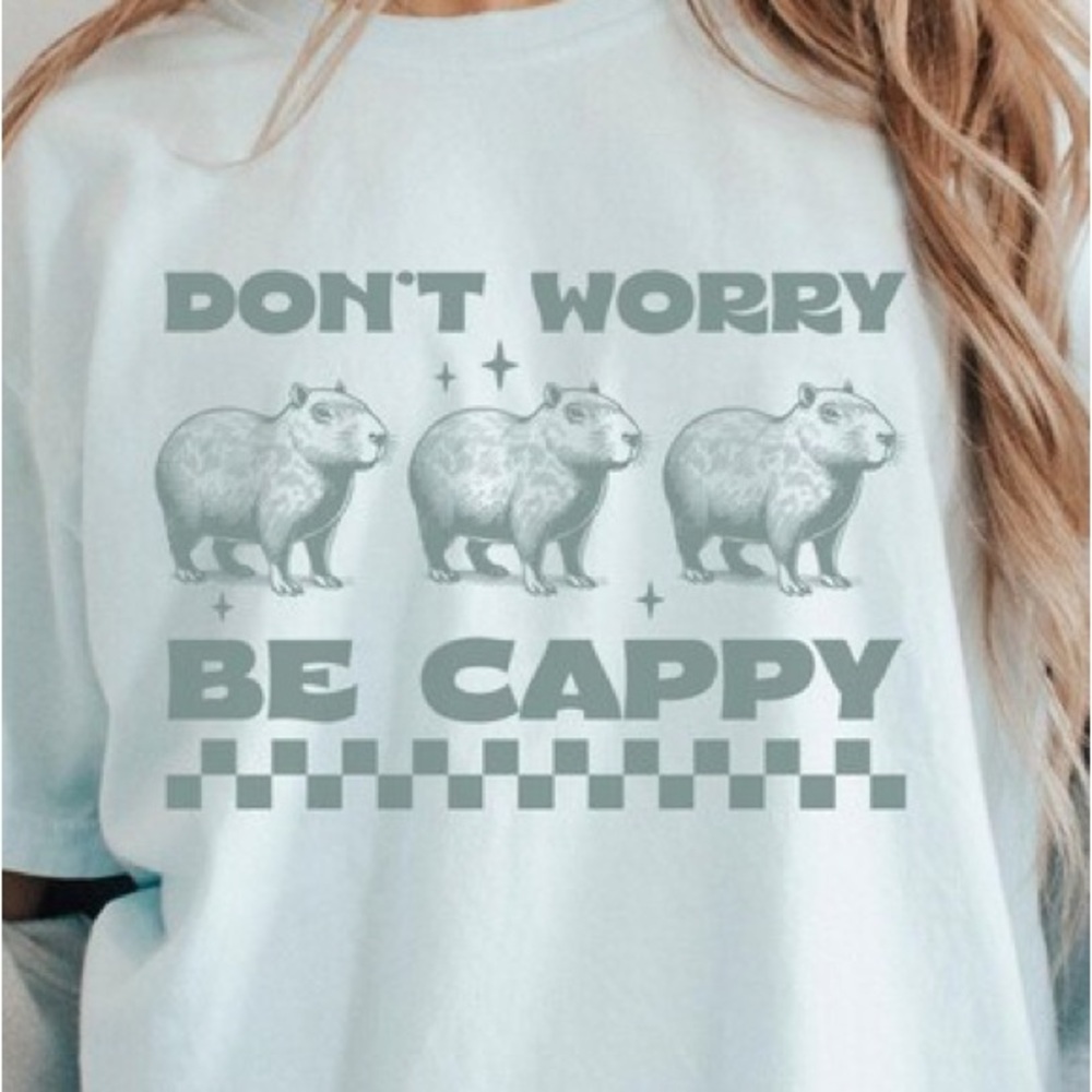 Comfort Colors Light Blue Tee